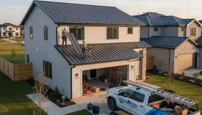 Professional metal roofing installation in Atlanta, GA by Next Level Exteriors roofing experts