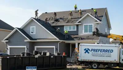 Professional roof replacement and vinyl siding installation in Atlanta, GA homes
