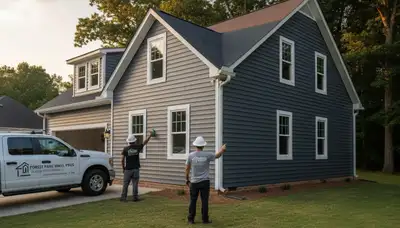 Vinyl siding installation service in Atlanta, GA for homes and businesses