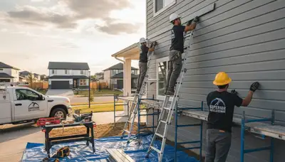 Professional vinyl siding installation on Atlanta GA home exterior by Next Level Exteriors