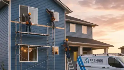 Professional vinyl siding installation on Atlanta GA home exterior by Next Level Exteriors