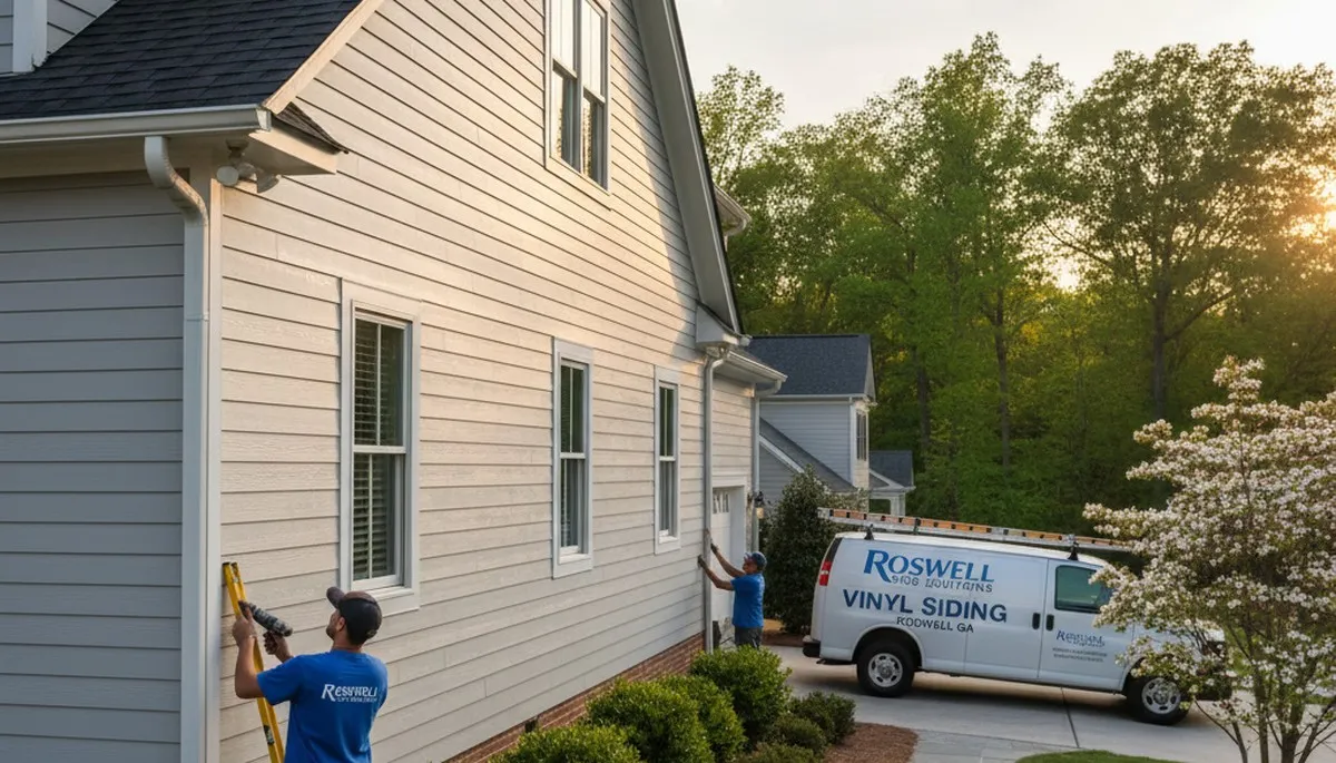 Professional vinyl siding installation in Atlanta GA homes