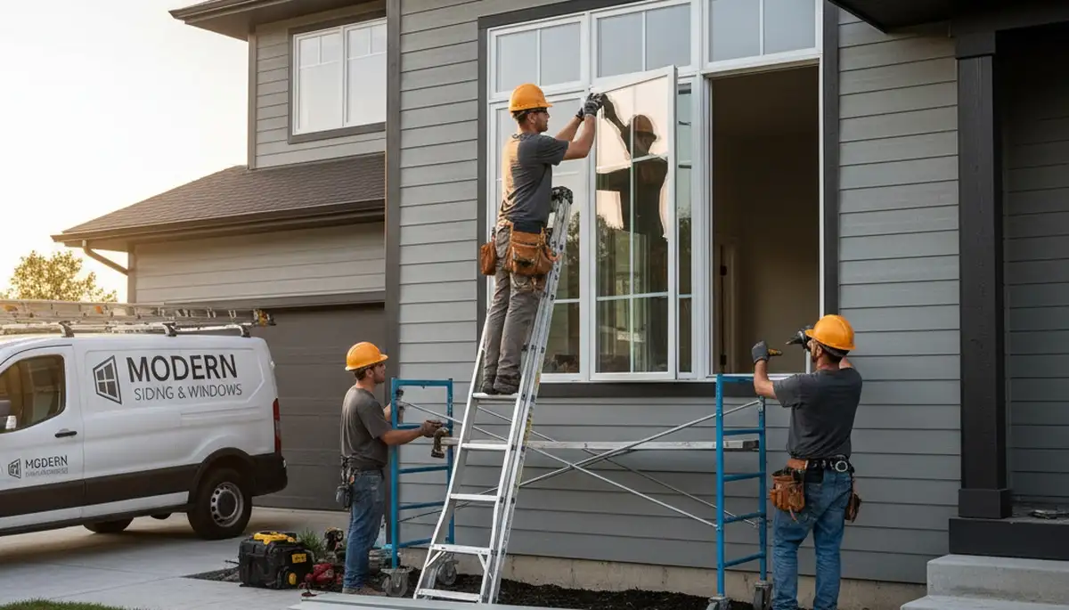 Professional window installation by vinyl siding experts in Atlanta, GA homes