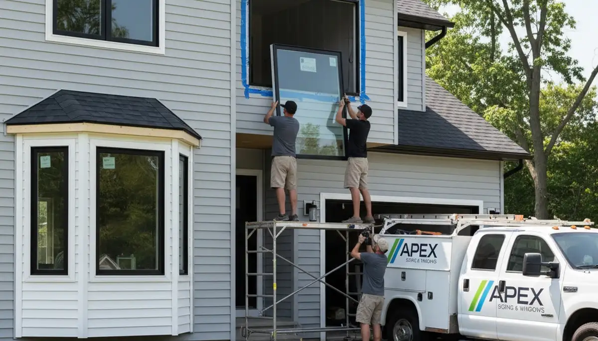 Professional window replacement and vinyl siding installation in Atlanta, GA by Next Level Exteriors